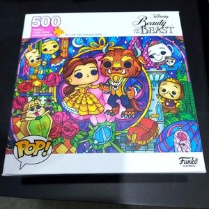 Beauty and the beast funko pop puzzle 500 piece